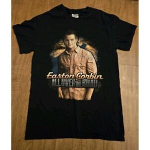 Easton Corbin Men's Small T-Shirt All Over The Road Country Tour Shirt 2012